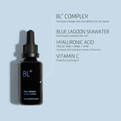 Blue Lagoon Skincare Bl+ The Serum In Black