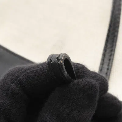 Pre-owned Balenciaga Navy Pochette Black Ivory Canvas Pochette Shoulder Bag () In Multi