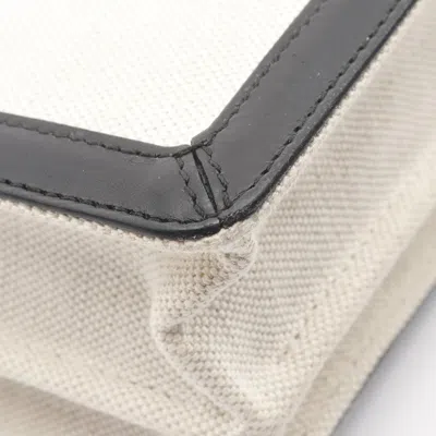 Pre-owned Balenciaga Navy Pochette Black Ivory Canvas Pochette Shoulder Bag () In Multi