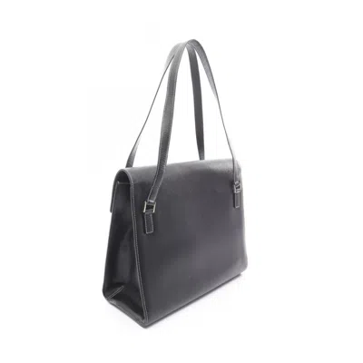 Pre-owned Bally Black Leather Shoulder Bag ()