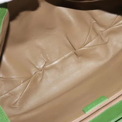 Pre-owned Bvlgari Chandra Top Handle Bag Leather Gold Leather Handbag ()