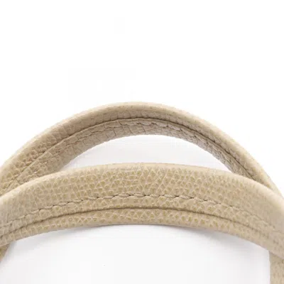 Pre-owned Celine Cabas Beige Blue Leather Tote Bag ()