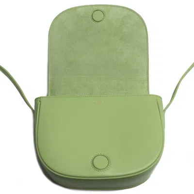 Pre-owned Celine Green Leather Shoulder Bag ()