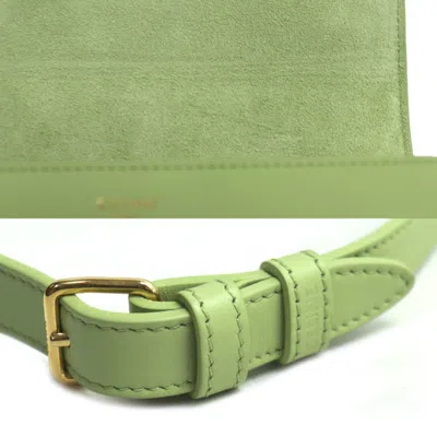Pre-owned Celine Green Leather Shoulder Bag ()