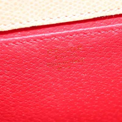 Pre-owned Celine Vintage Convertible Turnlock Top Handle Bag Leather Orange Leather Handbag ()