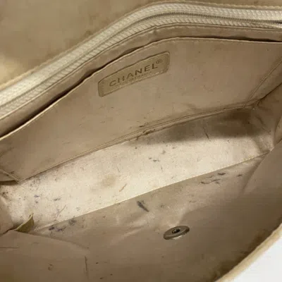 Pre-owned Chanel Beige Nylon Shoulder Bag () In Sand