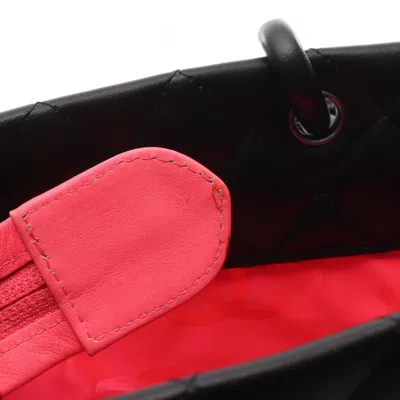 Pre-owned Chanel Black Leather Tote Bag ()