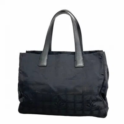 Pre-owned Chanel Black Nylon Tote Bag ()