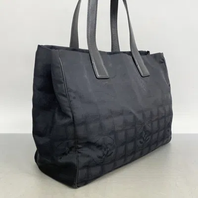 Pre-owned Chanel Black Nylon Tote Bag ()
