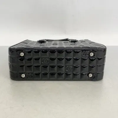 Pre-owned Chanel Black Patent Leather Tote Bag ()