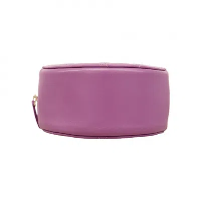 Pre-owned Chanel Purple Leather Shoulder Bag ()