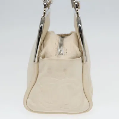 Pre-owned Chanel Ultimate Soft Frame Bag Quilted Calfskin White Leather Handbag ()