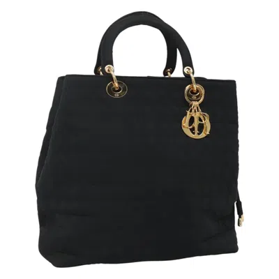 Pre-owned Dior Christian  Lady  Bag Nylon Black Nylon Handbag ()