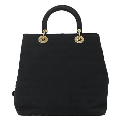Pre-owned Dior Christian  Lady  Bag Nylon Black Nylon Handbag ()