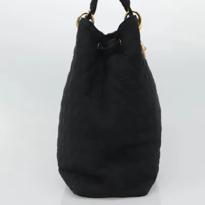 Pre-owned Dior Christian  Lady  Bag Nylon Black Nylon Handbag ()
