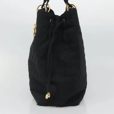 Pre-owned Dior Christian  Lady  Bag Nylon Black Nylon Handbag ()