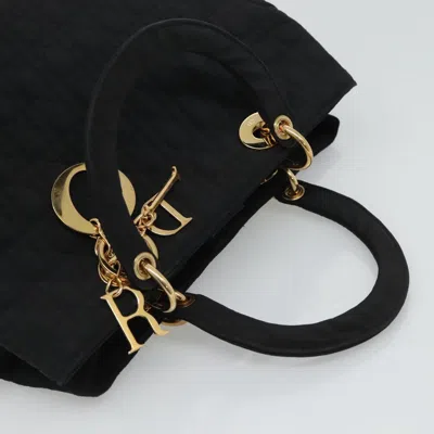 Pre-owned Dior Christian  Lady  Bag Nylon Black Nylon Handbag ()
