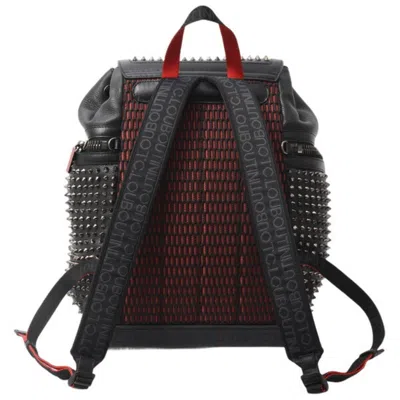 Pre-owned Christian Louboutin Black Leather Backpack ()