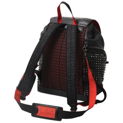 Pre-owned Christian Louboutin Black Leather Backpack ()