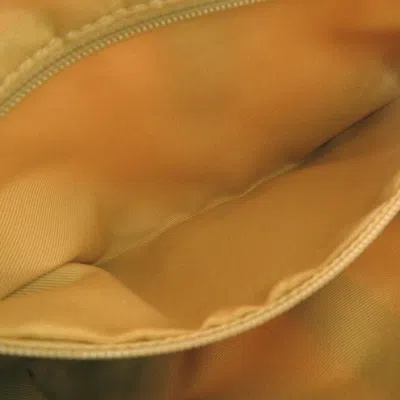 Pre-owned Coach Beige Yellow Canvas Suede Shoulder Bag () In Multi