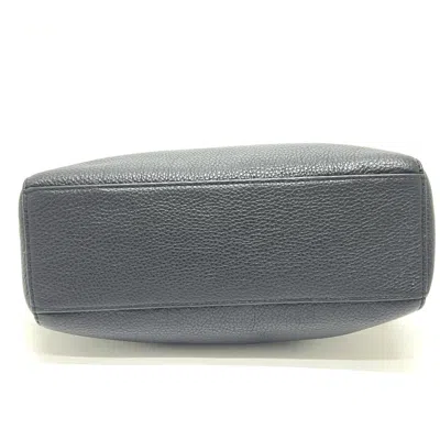 Pre-owned Coach Black Leather Handbag Shoulder Bag Tote Bag ()