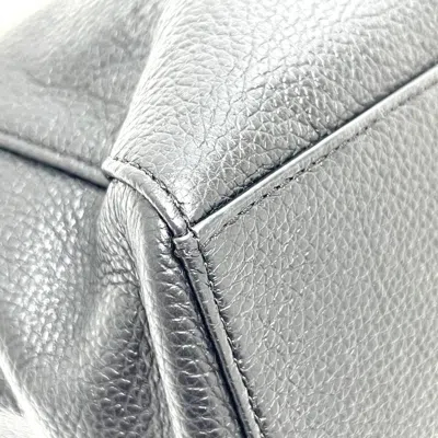 Pre-owned Coach Black Leather Handbag Shoulder Bag Tote Bag ()