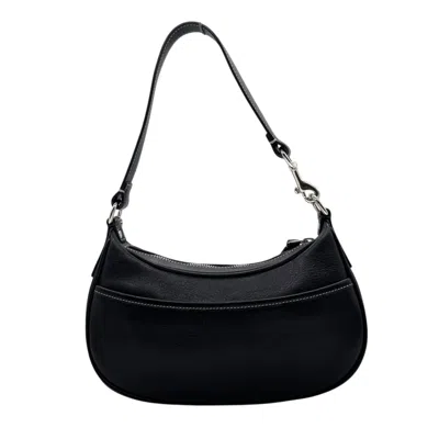 Pre-owned Coach Black Leather Handbag Shoulder Bag ()