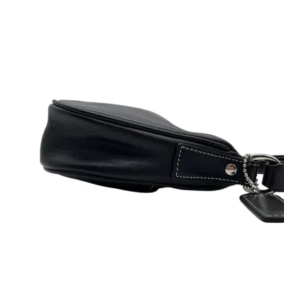 Pre-owned Coach Black Leather Handbag Shoulder Bag ()