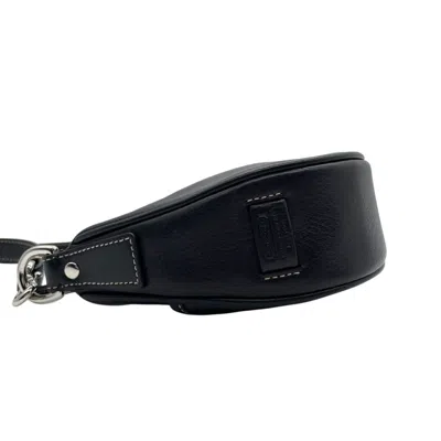 Pre-owned Coach Black Leather Handbag Shoulder Bag ()