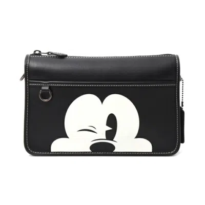 Pre-owned Coach Black Leather Shoulder Bag ()