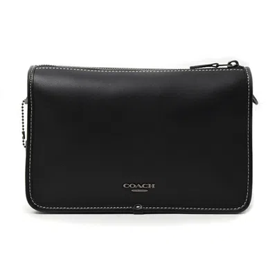 Pre-owned Coach Black Leather Shoulder Bag ()