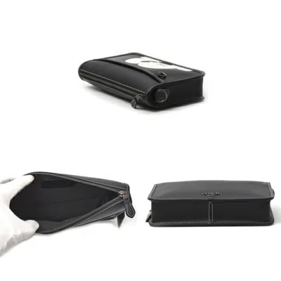 Pre-owned Coach Black Leather Shoulder Bag ()