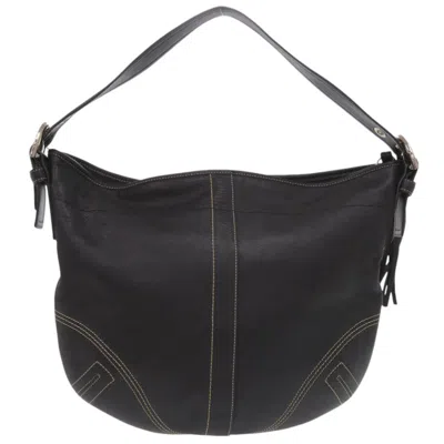 Pre-owned Coach Black Leather Shoulder Bag ()