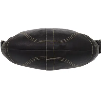 Pre-owned Coach Black Leather Shoulder Bag ()