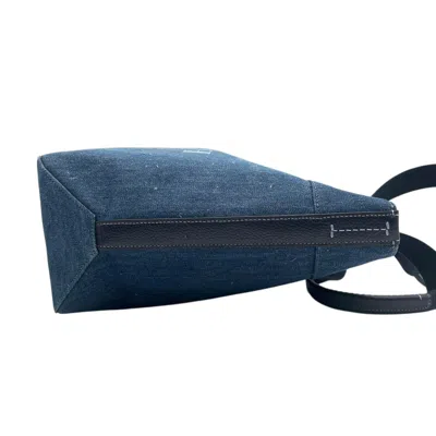 Pre-owned Coach Blue Denim Handbag Shoulder Bag Tote Bag ()