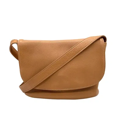 Pre-owned Coach Brown Camel Leather Messenger Bag Shoulder Bag ()