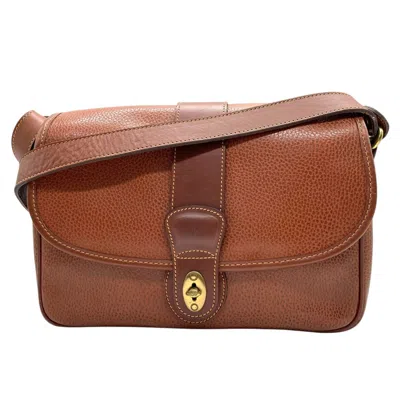 Pre-owned Coach Brown Leather Shoulder Bag ()