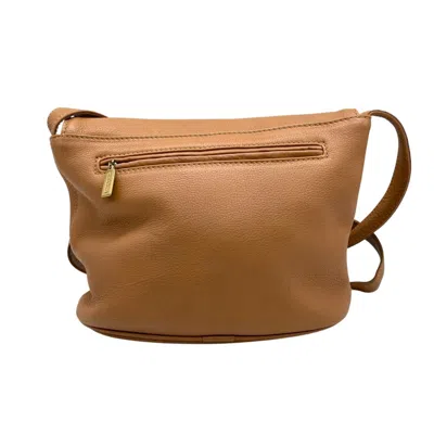 Pre-owned Coach Brown Camel Leather Messenger Bag Shoulder Bag ()