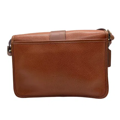 Pre-owned Coach Brown Leather Shoulder Bag ()