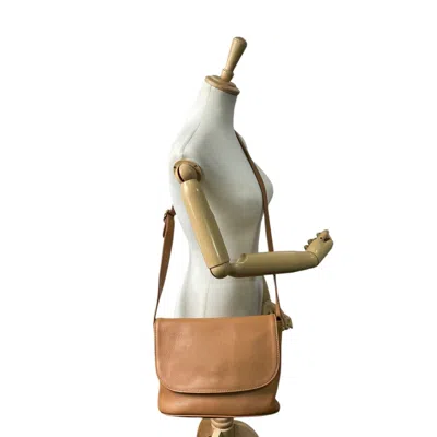 Pre-owned Coach Brown Camel Leather Messenger Bag Shoulder Bag ()