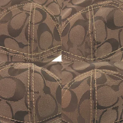 Pre-owned Coach Brown Canvas Shoulder Bag ()