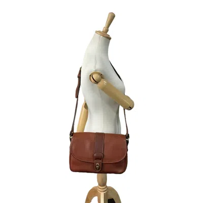 Pre-owned Coach Brown Leather Shoulder Bag ()