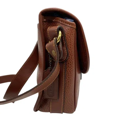 Pre-owned Coach Brown Leather Shoulder Bag ()