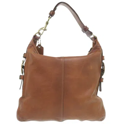 Pre-owned Coach Brown Leather Shoulder Bag ()