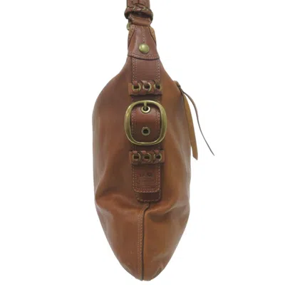 Pre-owned Coach Brown Leather Shoulder Bag ()