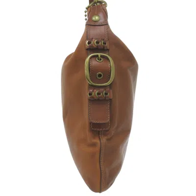 Pre-owned Coach Brown Leather Shoulder Bag ()