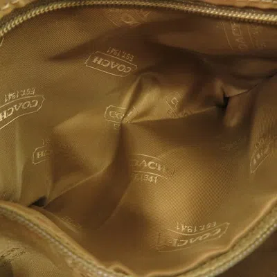 Pre-owned Coach Brown Leather Shoulder Bag ()