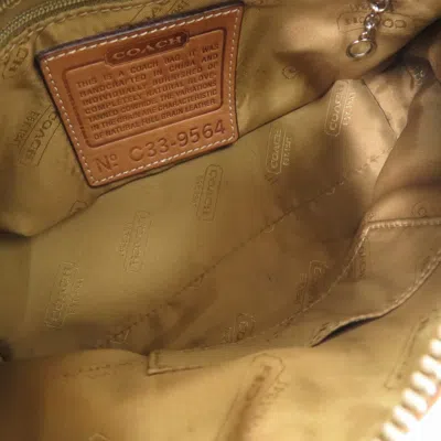 Pre-owned Coach Brown Leather Shoulder Bag ()