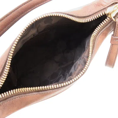 Pre-owned Coach Brown Leather Shoulder Bag ()