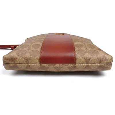 Pre-owned Coach Brown Pvc Shoulder Bag ()